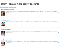 Tablet Screenshot of beautypageantss.blogspot.com