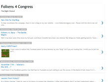 Tablet Screenshot of folkens4congress.blogspot.com