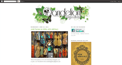 Desktop Screenshot of dandelionboutique.blogspot.com