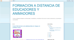 Desktop Screenshot of educadores-as.blogspot.com