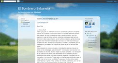 Desktop Screenshot of elsombrerosabaneta.blogspot.com