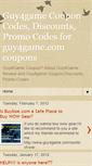 Mobile Screenshot of guy4gamecoupon.blogspot.com