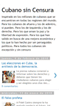 Mobile Screenshot of cubanosincensura.blogspot.com