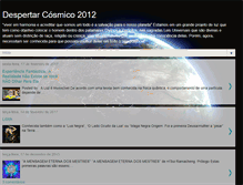 Tablet Screenshot of despertarcosmico2012.blogspot.com