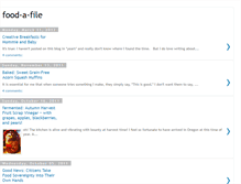 Tablet Screenshot of food-a-file.blogspot.com