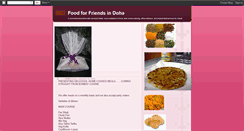 Desktop Screenshot of foodforfriendsdoha.blogspot.com