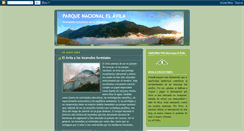 Desktop Screenshot of parque-nacional-el-avila.blogspot.com