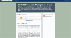 Desktop Screenshot of birbalstories.blogspot.com