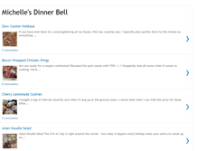 Tablet Screenshot of michellesdinnerbell.blogspot.com