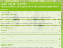 Tablet Screenshot of dogsfleaandtickcontrol.blogspot.com