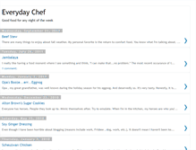 Tablet Screenshot of everydaychef.blogspot.com