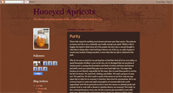 Desktop Screenshot of honeyedapricots.blogspot.com