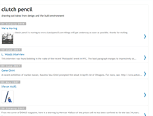 Tablet Screenshot of clutchpencil.blogspot.com