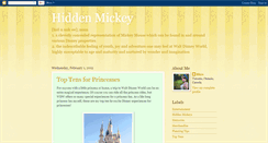 Desktop Screenshot of hiddenmickeyears.blogspot.com