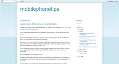 Desktop Screenshot of mobilephonestipz.blogspot.com