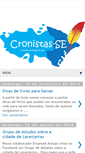 Mobile Screenshot of cronistas-se.blogspot.com