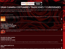 Tablet Screenshot of grancanariacostumbrestradicionesycuri.blogspot.com