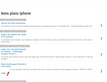 Tablet Screenshot of bonplans-iphone.blogspot.com