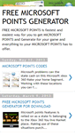 Mobile Screenshot of free-microsoft-points-generator-2013.blogspot.com