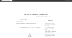 Desktop Screenshot of pamalicious-theadventures.blogspot.com