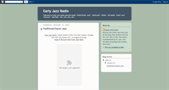 Desktop Screenshot of earlyjazzradio.blogspot.com