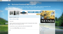 Desktop Screenshot of nirstech.blogspot.com