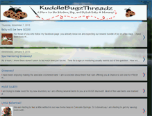 Tablet Screenshot of kuddlebugzthreadz.blogspot.com