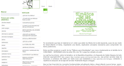 Desktop Screenshot of adiccionestemasdrogas.blogspot.com