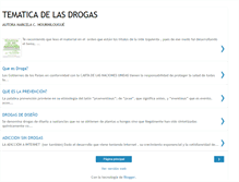 Tablet Screenshot of adiccionestemasdrogas.blogspot.com