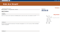 Desktop Screenshot of kidsaresmart.blogspot.com