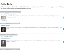 Tablet Screenshot of cettebelle.blogspot.com