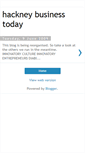 Mobile Screenshot of hackneybusinesstoday.blogspot.com