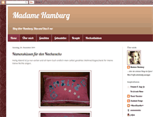 Tablet Screenshot of madame-hamburg.blogspot.com