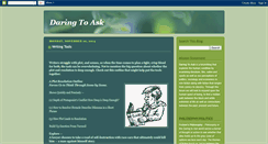 Desktop Screenshot of daringtoask.blogspot.com