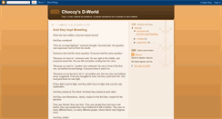 Desktop Screenshot of choccys.blogspot.com