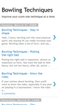 Mobile Screenshot of bowlingtechniques.blogspot.com