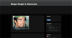 Desktop Screenshot of beingsingleisawesome.blogspot.com