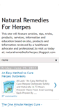 Mobile Screenshot of naturalremediesforherpes.blogspot.com