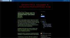 Desktop Screenshot of geopathic-danger.blogspot.com