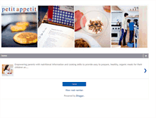 Tablet Screenshot of petit-appetit.blogspot.com