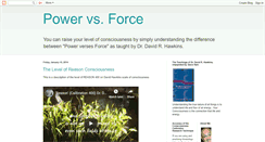 Desktop Screenshot of powerversesforce.blogspot.com