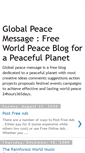 Mobile Screenshot of globalpeacemessage.blogspot.com