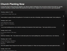 Tablet Screenshot of churchplantingnow.blogspot.com