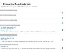 Tablet Screenshot of discountedraincoatssale.blogspot.com