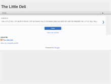 Tablet Screenshot of littledeli.blogspot.com