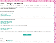 Tablet Screenshot of dimplesshop.blogspot.com