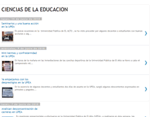 Tablet Screenshot of cienciasdelaeducacion-upea.blogspot.com