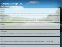 Tablet Screenshot of fumblingthroughlife.blogspot.com