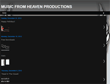 Tablet Screenshot of musicfromheavenproductions.blogspot.com