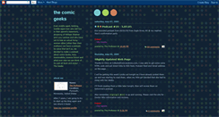 Desktop Screenshot of comicgeeks.blogspot.com
